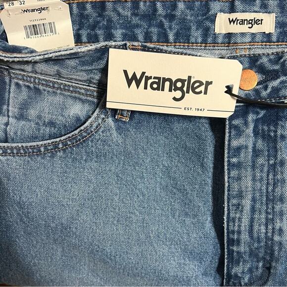 WRANGLER LIGHT WASH BONNIE LOOSE FLARE WIDE JEANS 28 x - Picture 7 of 10